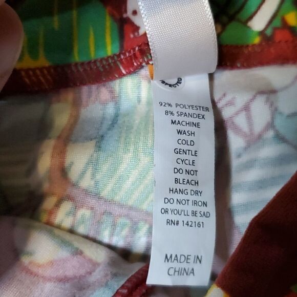 LULAROE Kids Christmas/Holiday Leggings - S/M - Picture 5 of 6